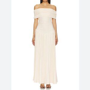 LIONESS Field Of Dreams Dress in Oatmeal size XS